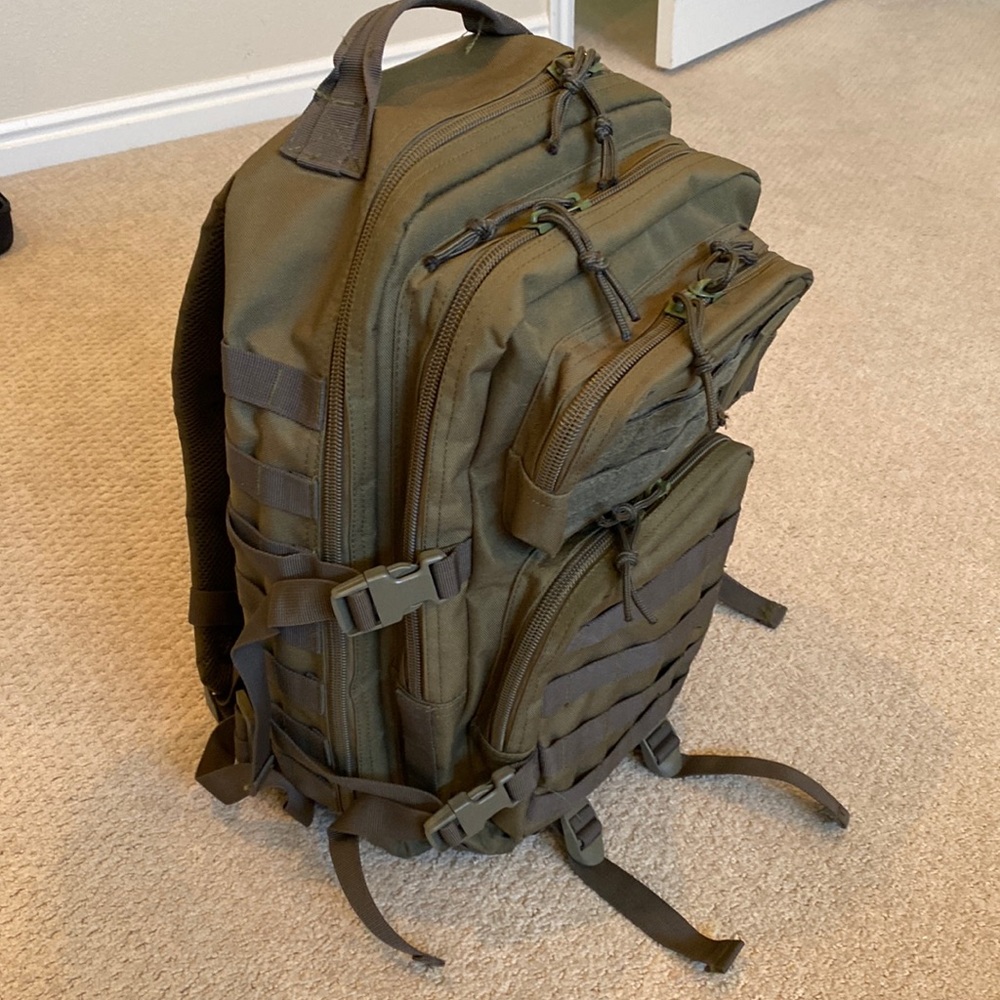 Olive drab backpack